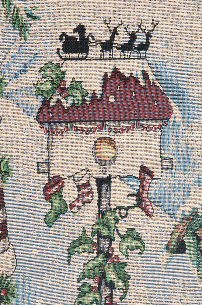 There's Snow Place Like Home Fine Art Tapestry | Close Up 1