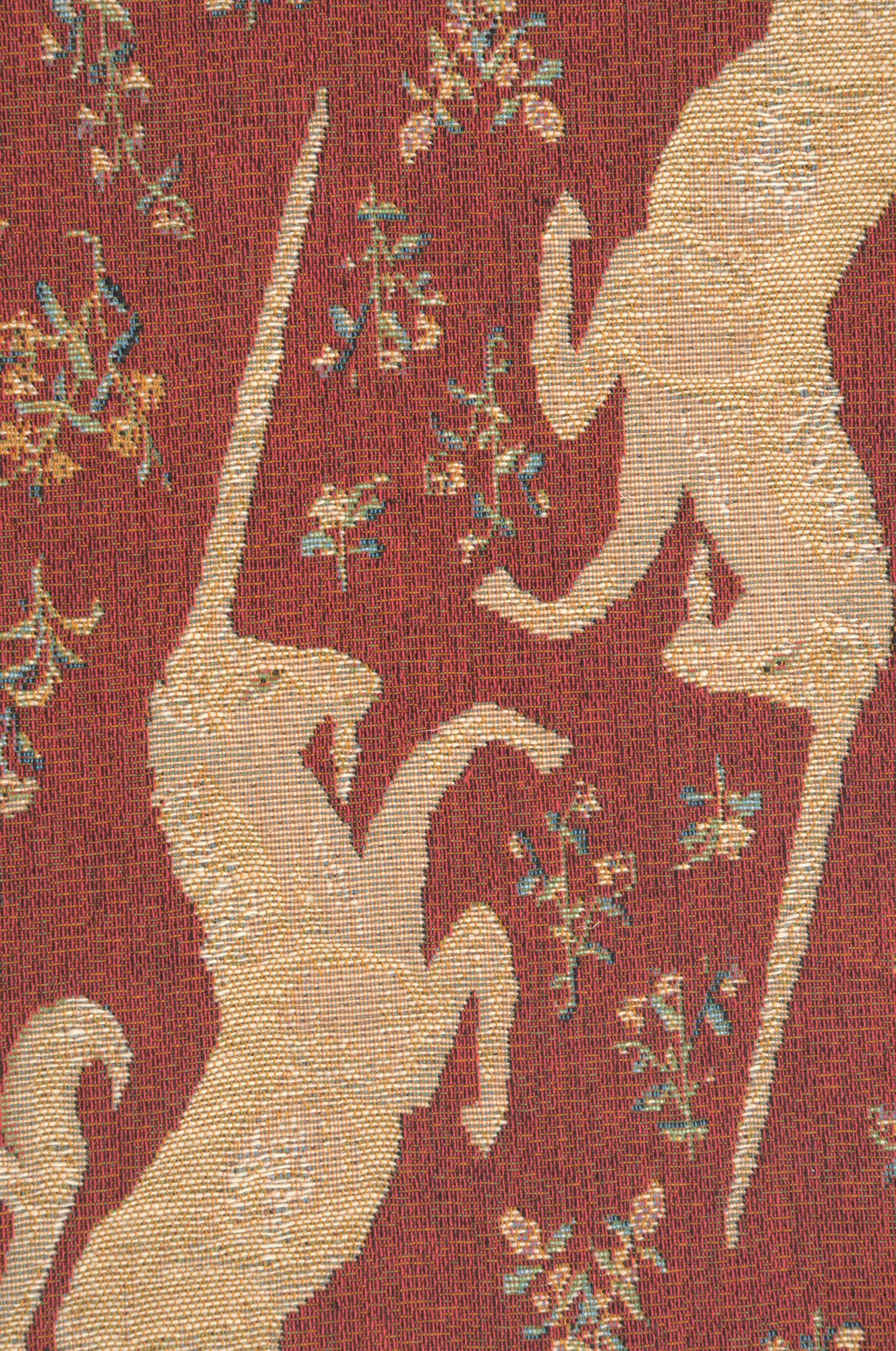 Licorne II Large French Tapestry Table Runner | Close Up 2