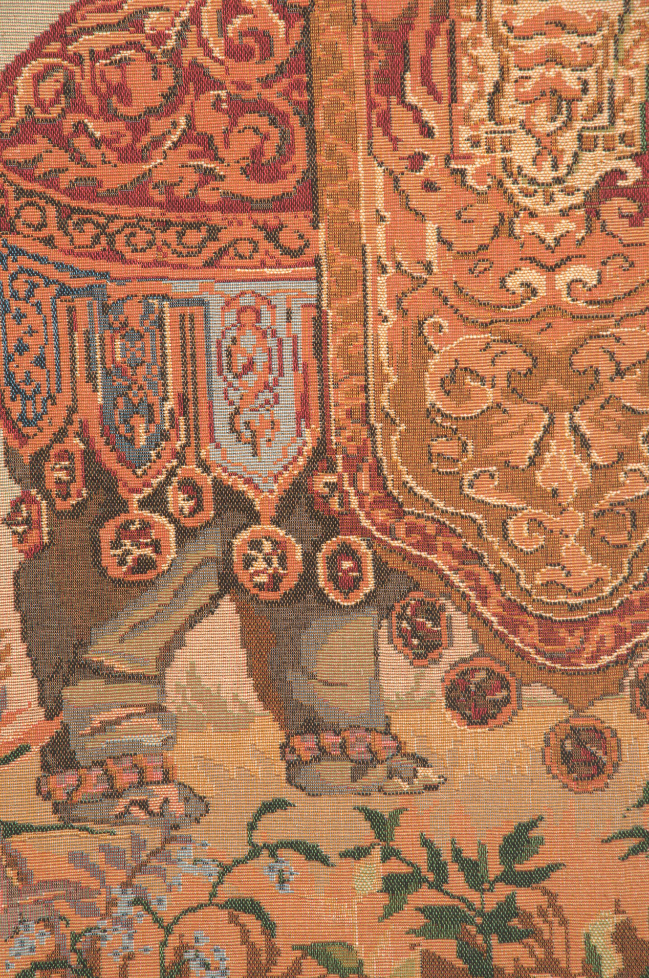 Royal Elephant Large French Tapestry | Close Up 2