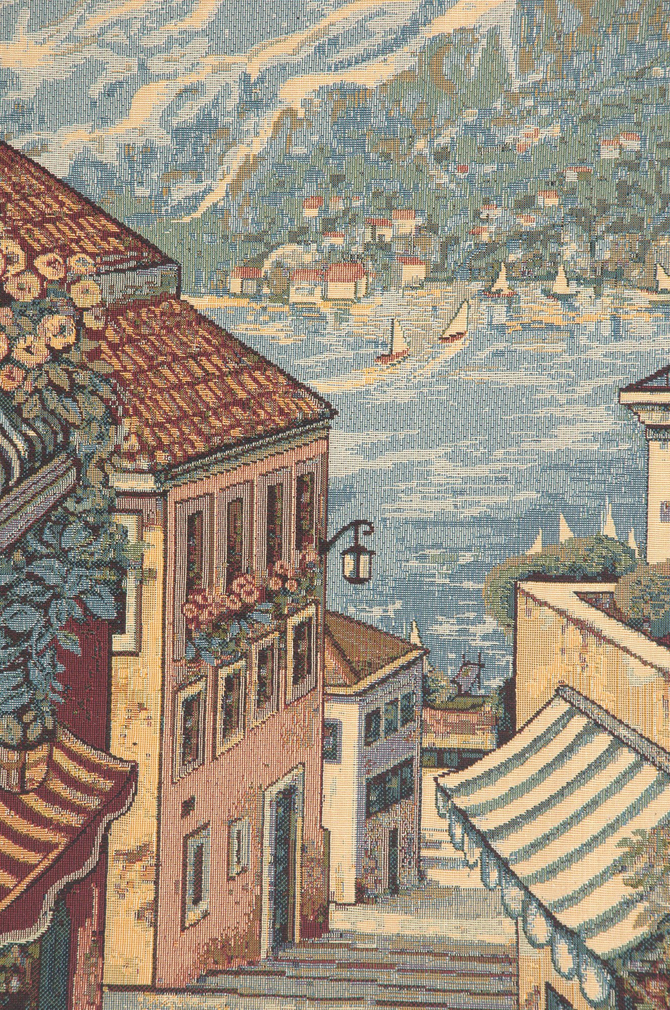 Bellagio Scalinata Italian Tapestry Wall Hanging | Close Up 1