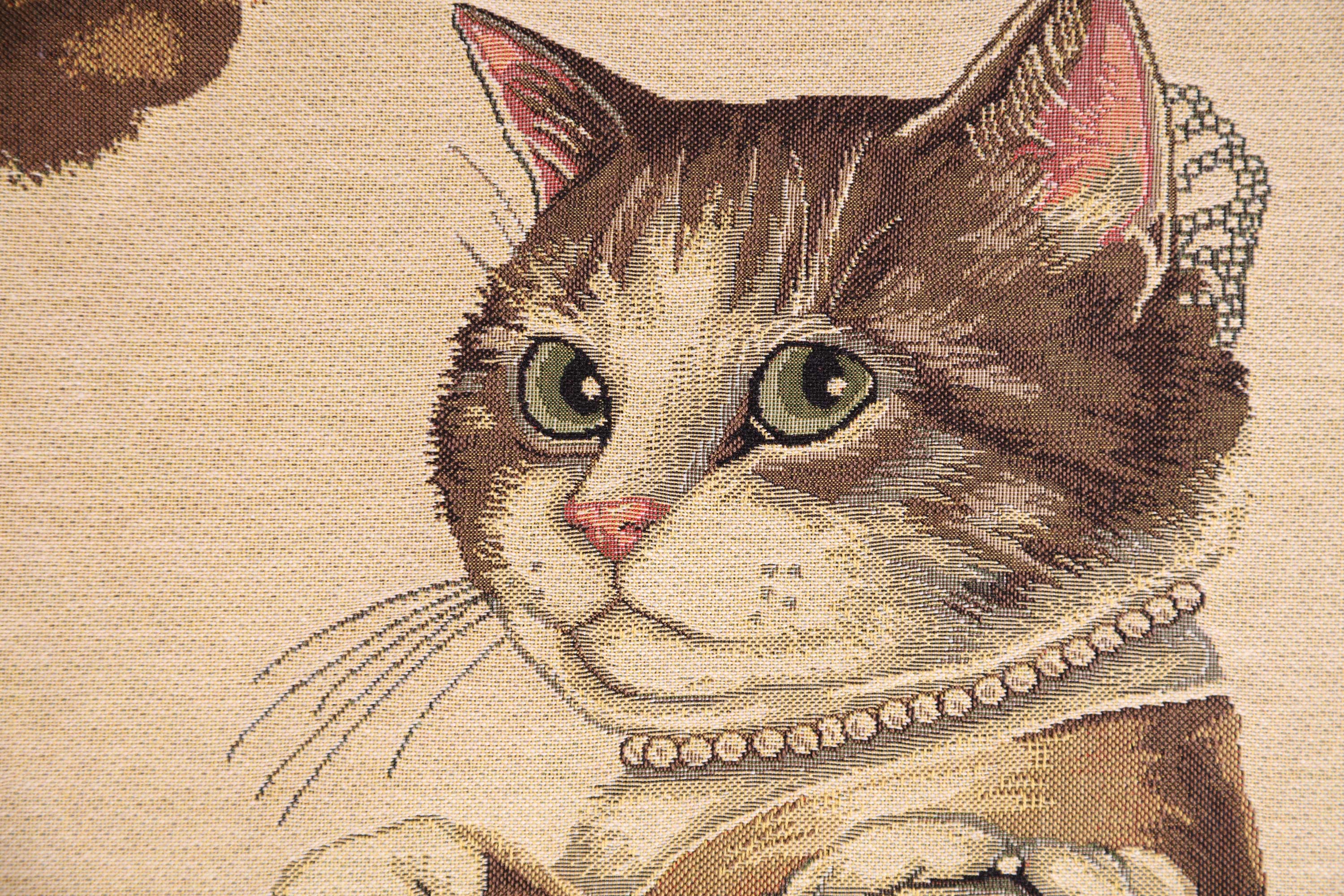 Herbert Cats C European Cushion Cover | Close Up 2