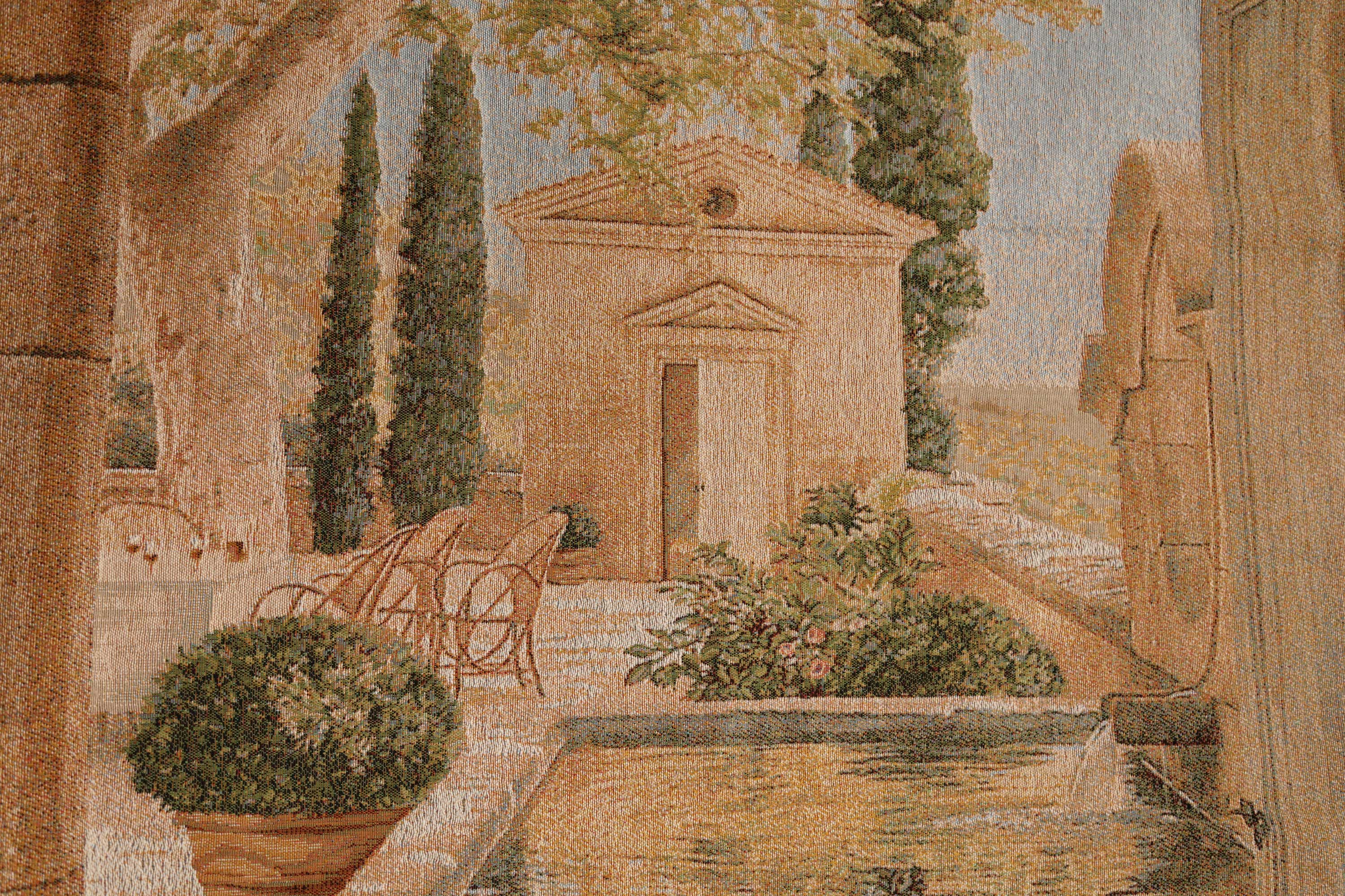Terrace in Provence French Tapestry | Close Up 1
