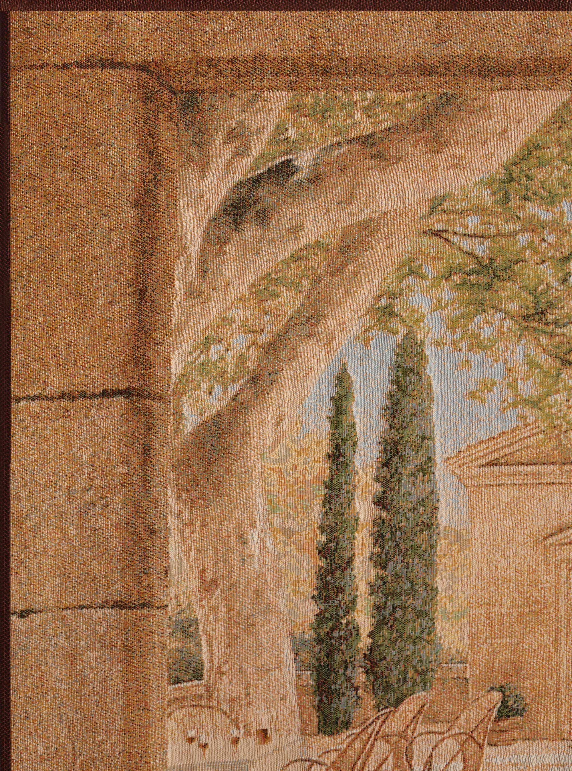 Terrace in Provence French Tapestry | Close Up 2
