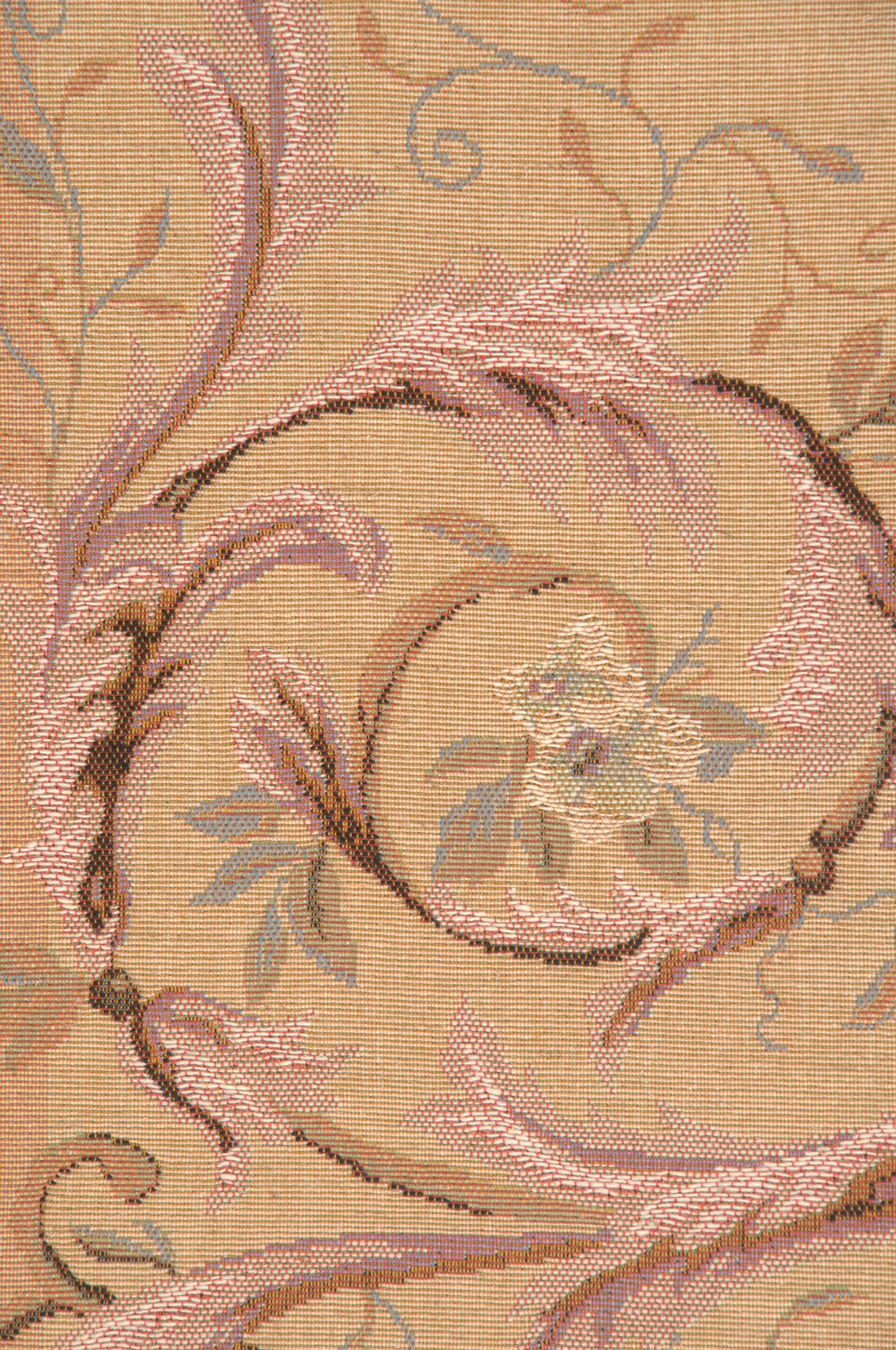 Orleans Floral Large French Tapestry Table Runner | Close Up 2
