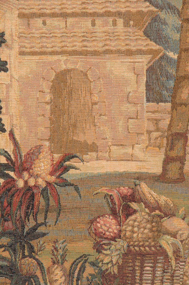 Paysage Exotique Landscape French Tapestry | Close Up 1