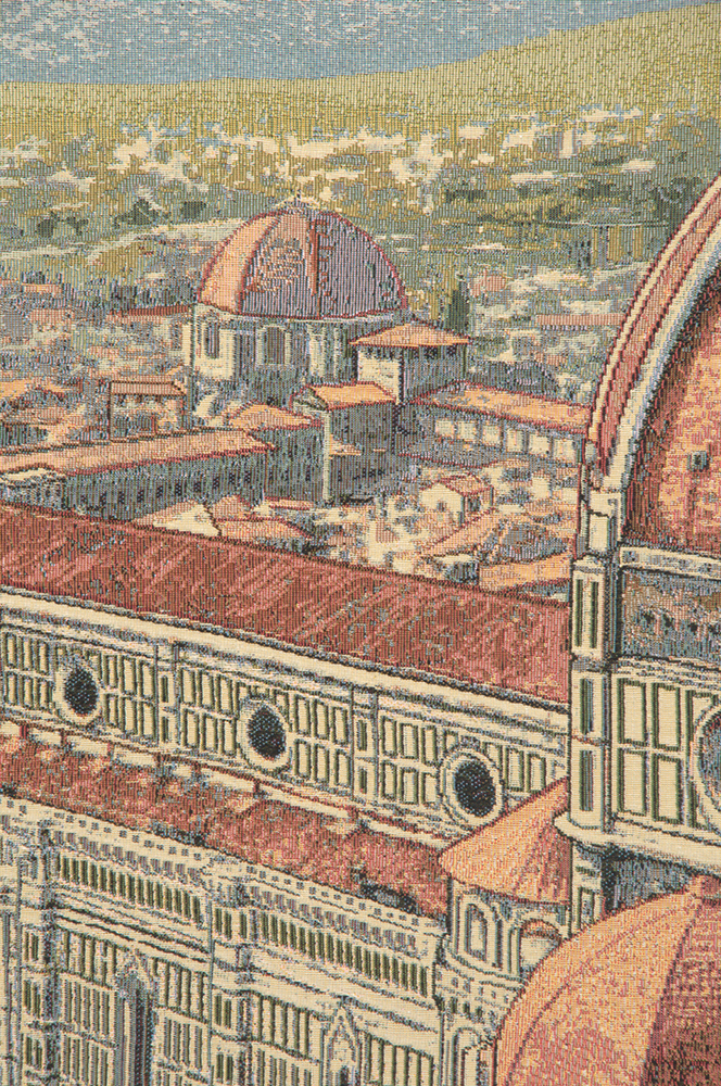Florence Cathedral Italian Tapestry Wall Hanging | Close Up 2