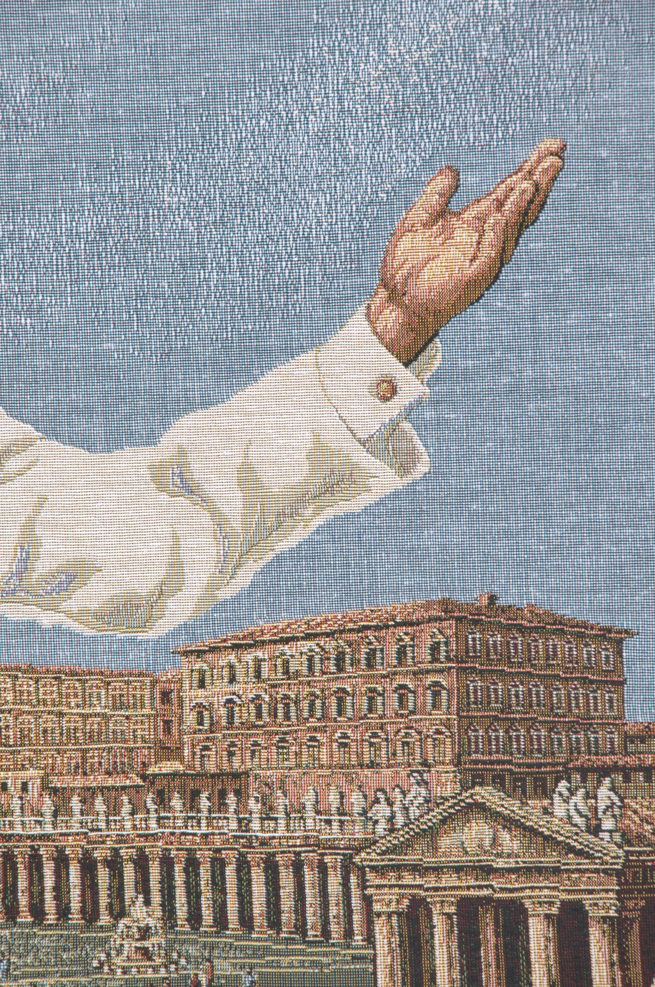 Pope John Paul II Rome European Tapestries | Close Up 2