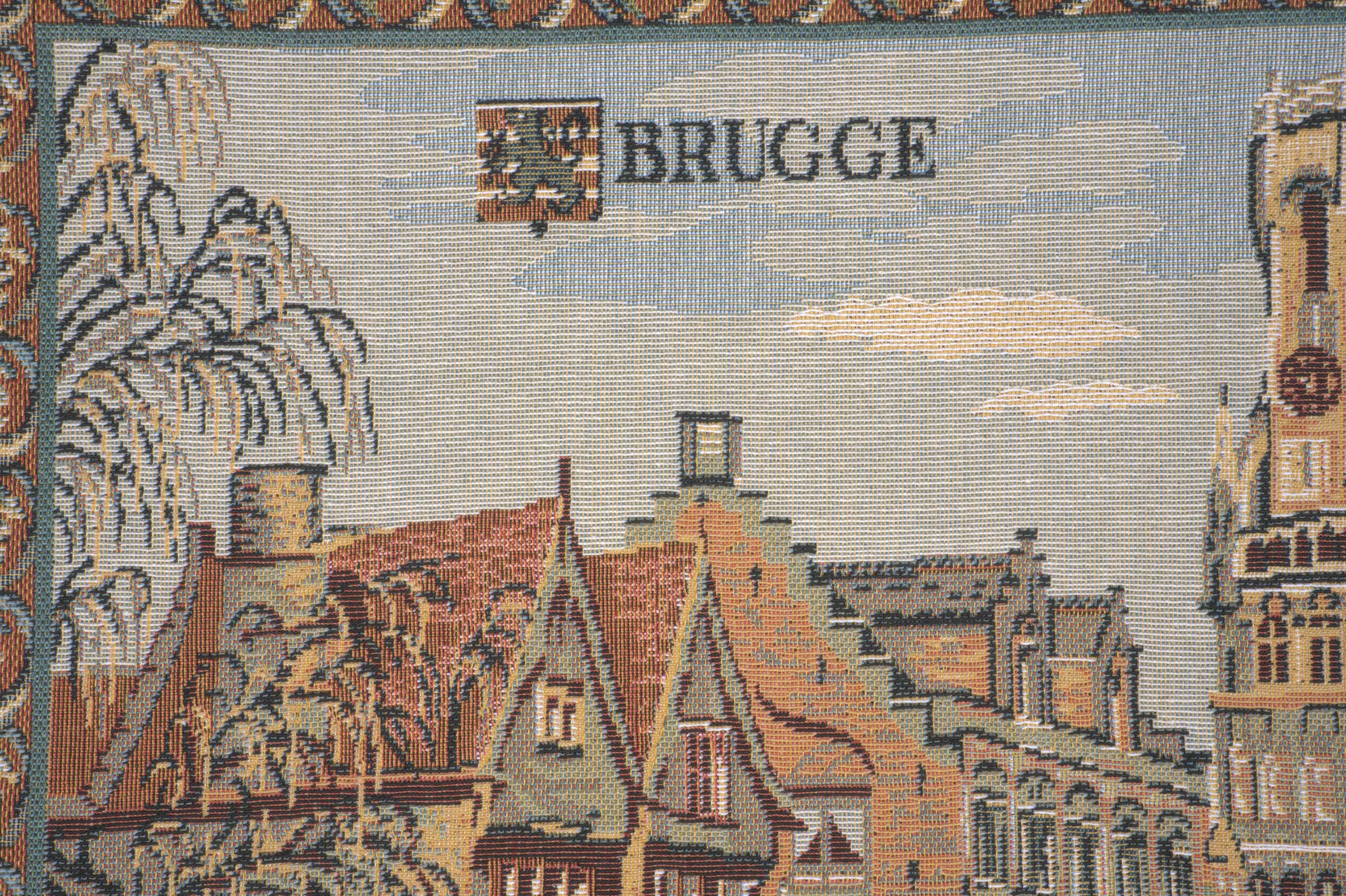 The Canals of Bruges European Cushion Cover | Close Up 4