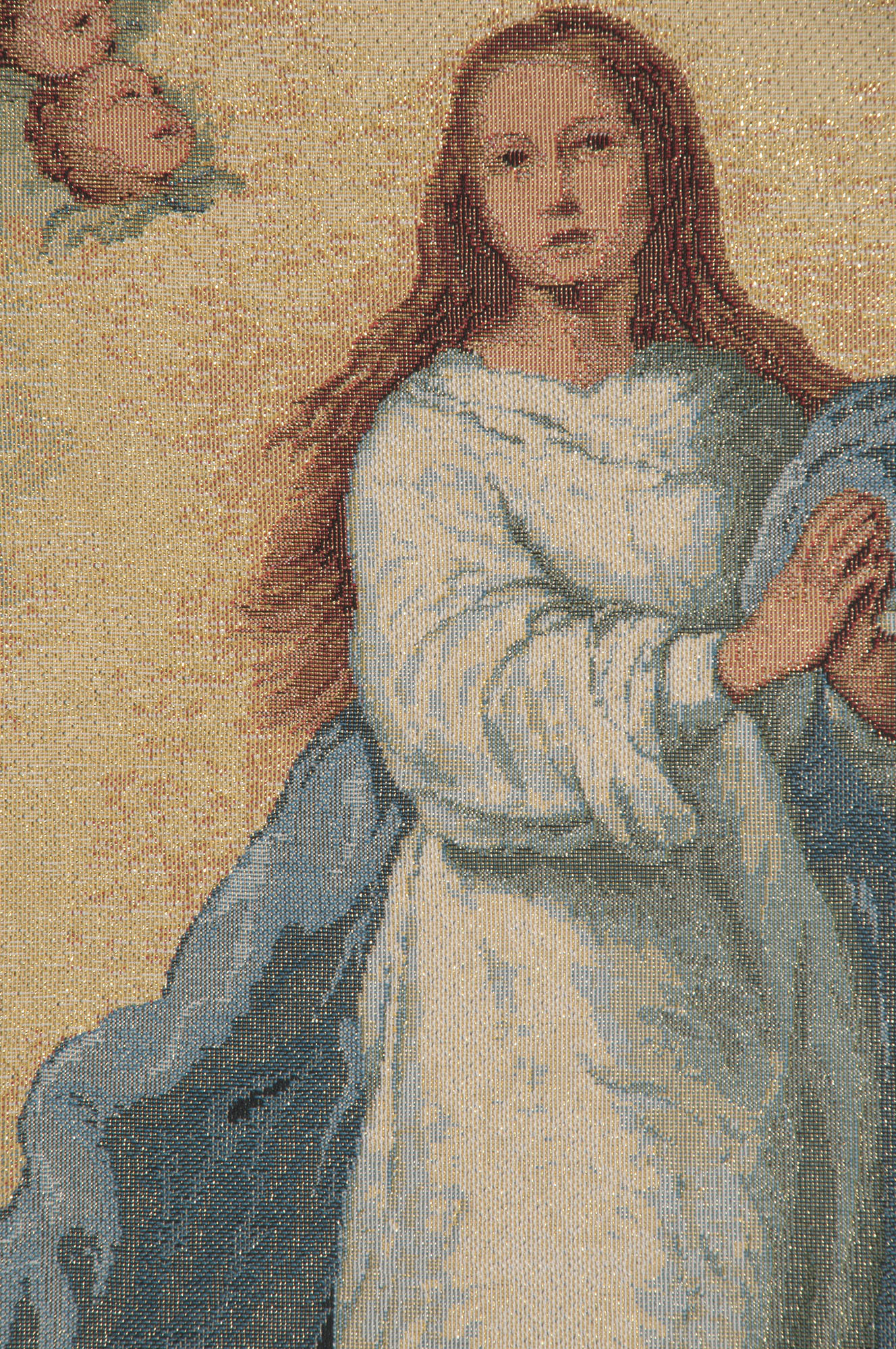Immaculate Conception European Tapestries | Close Up 1