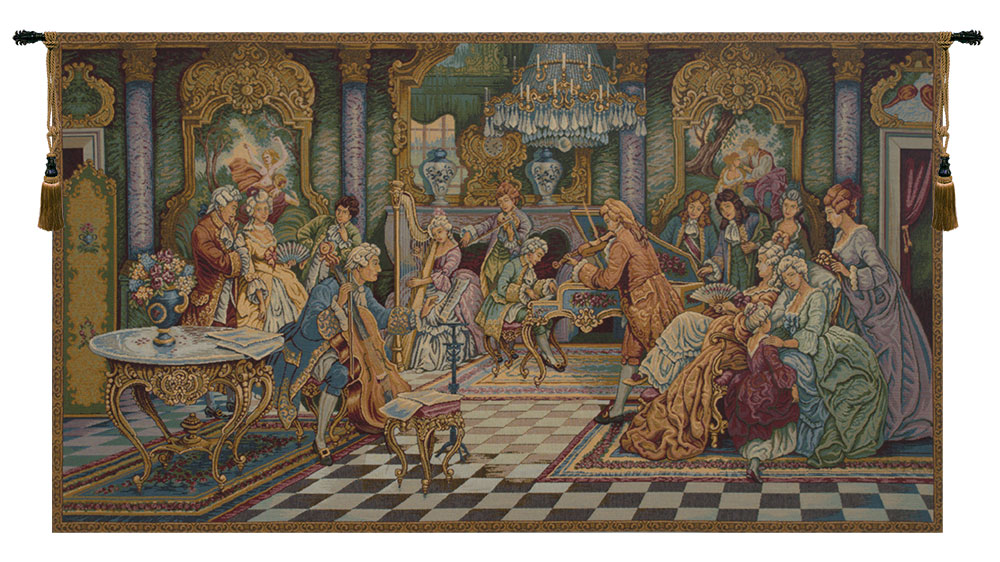 Concerto Grande Italian Tapestry - Wall Art Hanging For Home Decor - 26x47 Inch