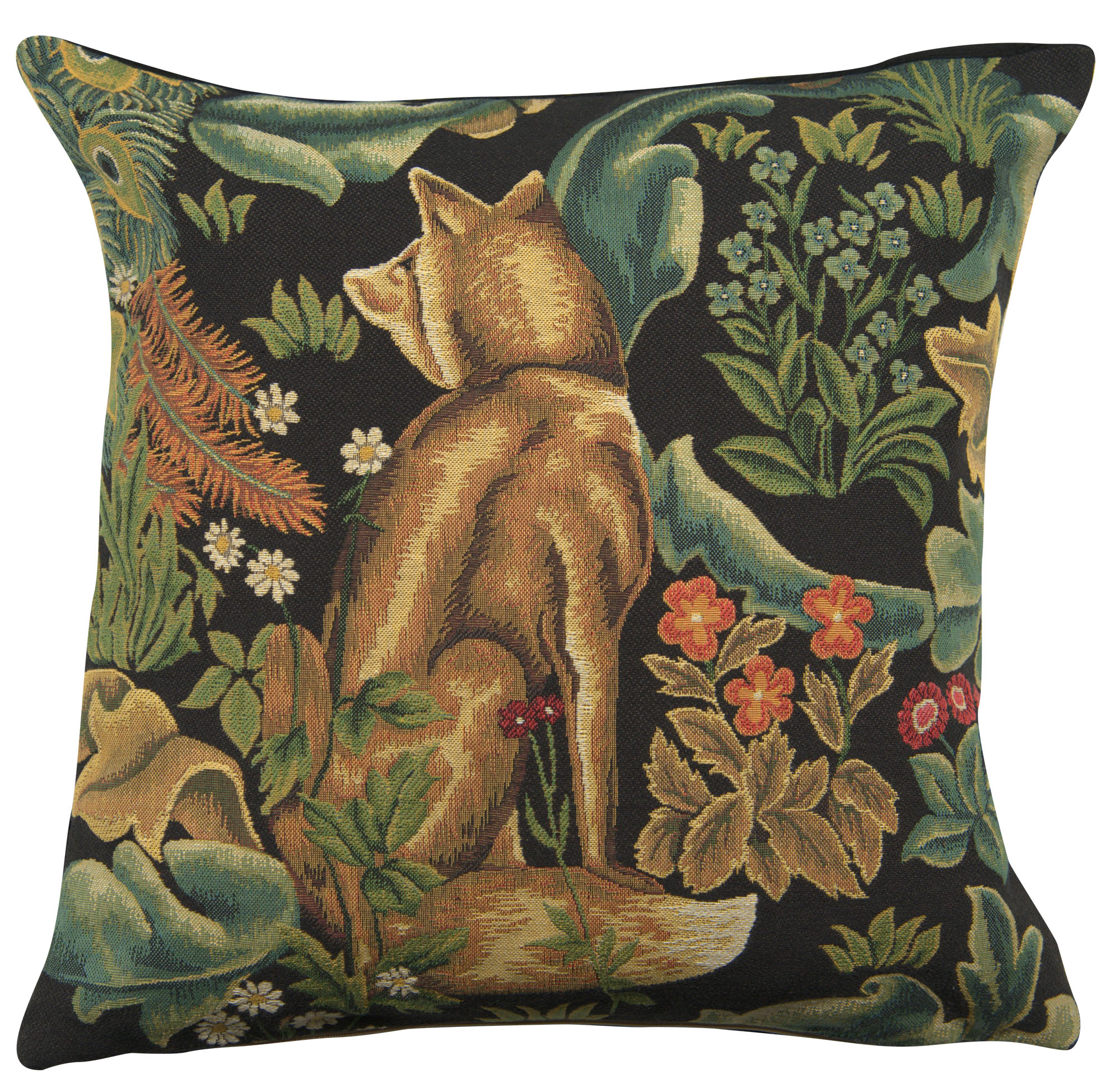 Wolf by William Morris European Throw Cushion Cover Home Decor Pillow 18x18 in