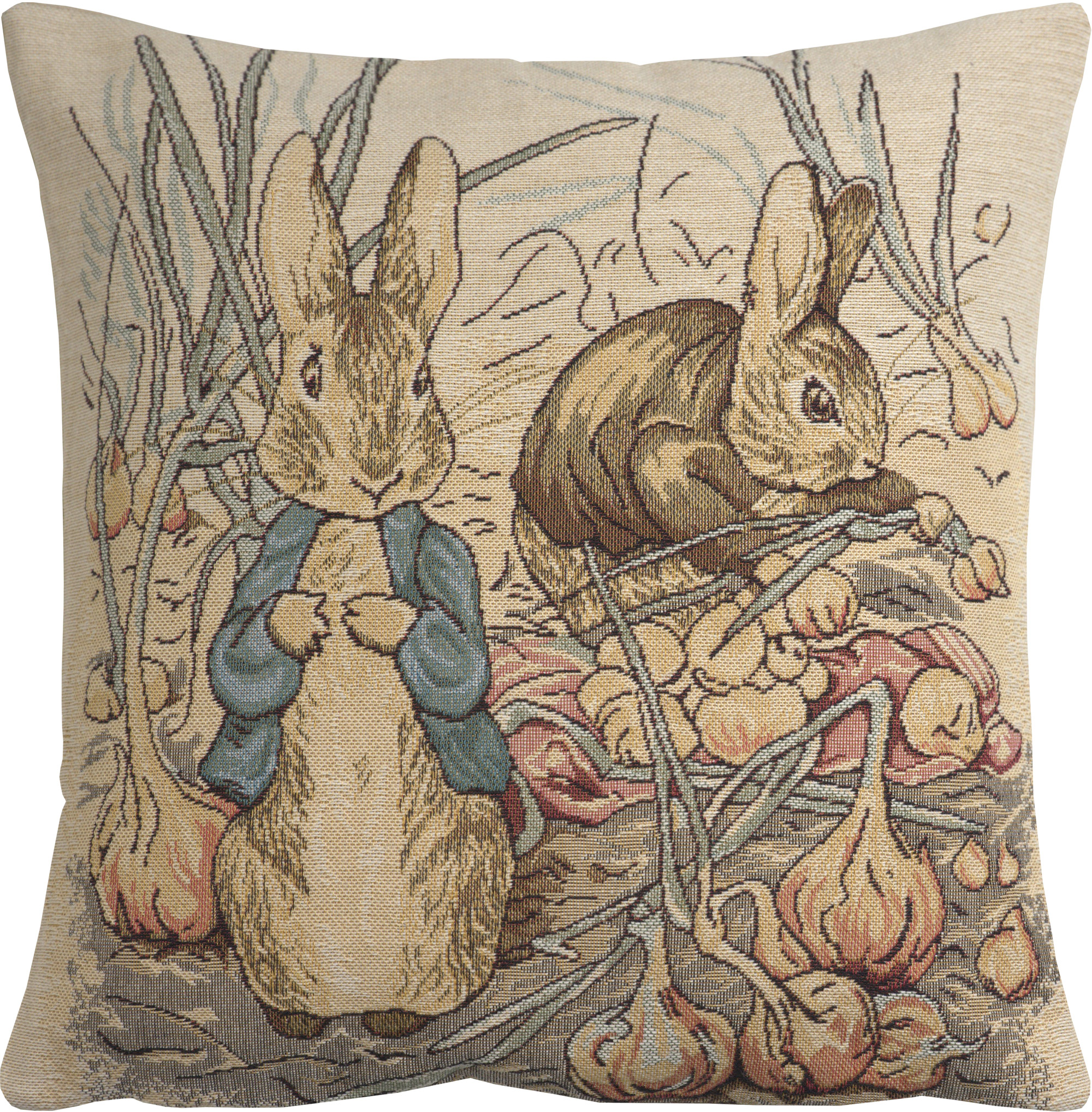 Benjamin Beatrix Potter European Throw Cushion Cover Home Decor Pillow 14x14 in