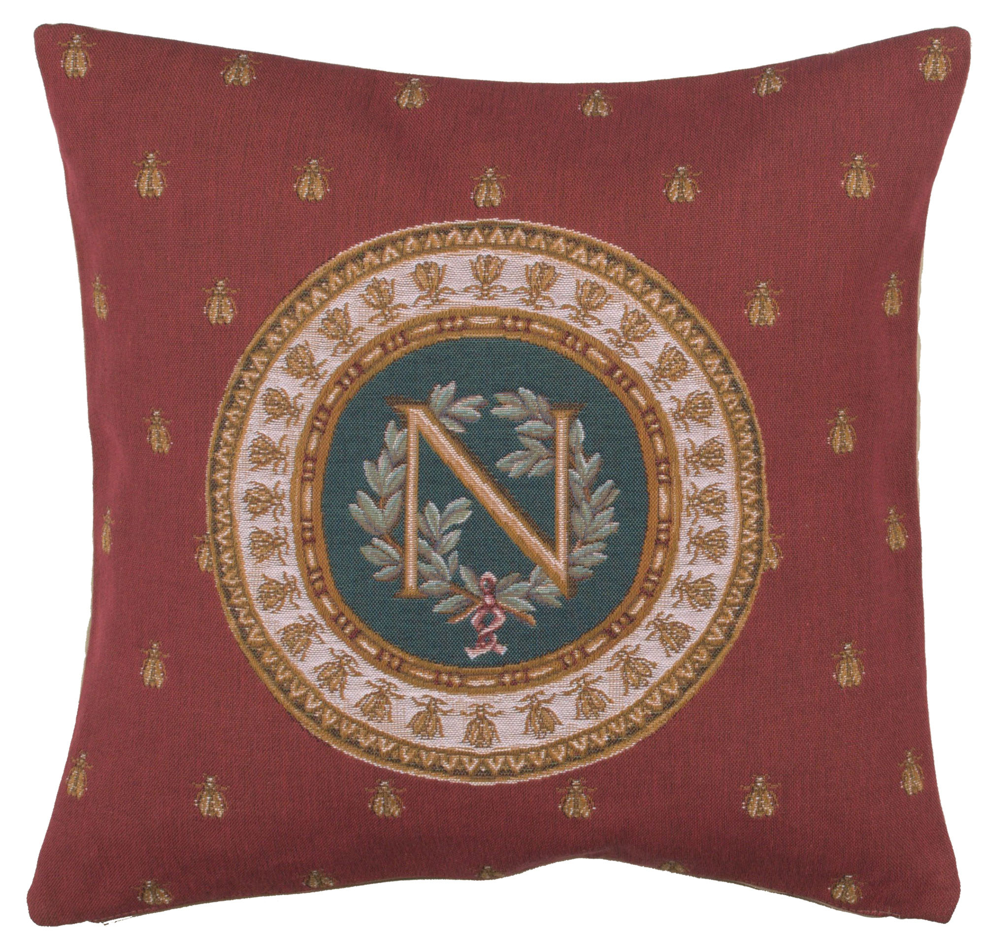 Rosso Napoleone Francese Arazzo Decorativo Cuscino