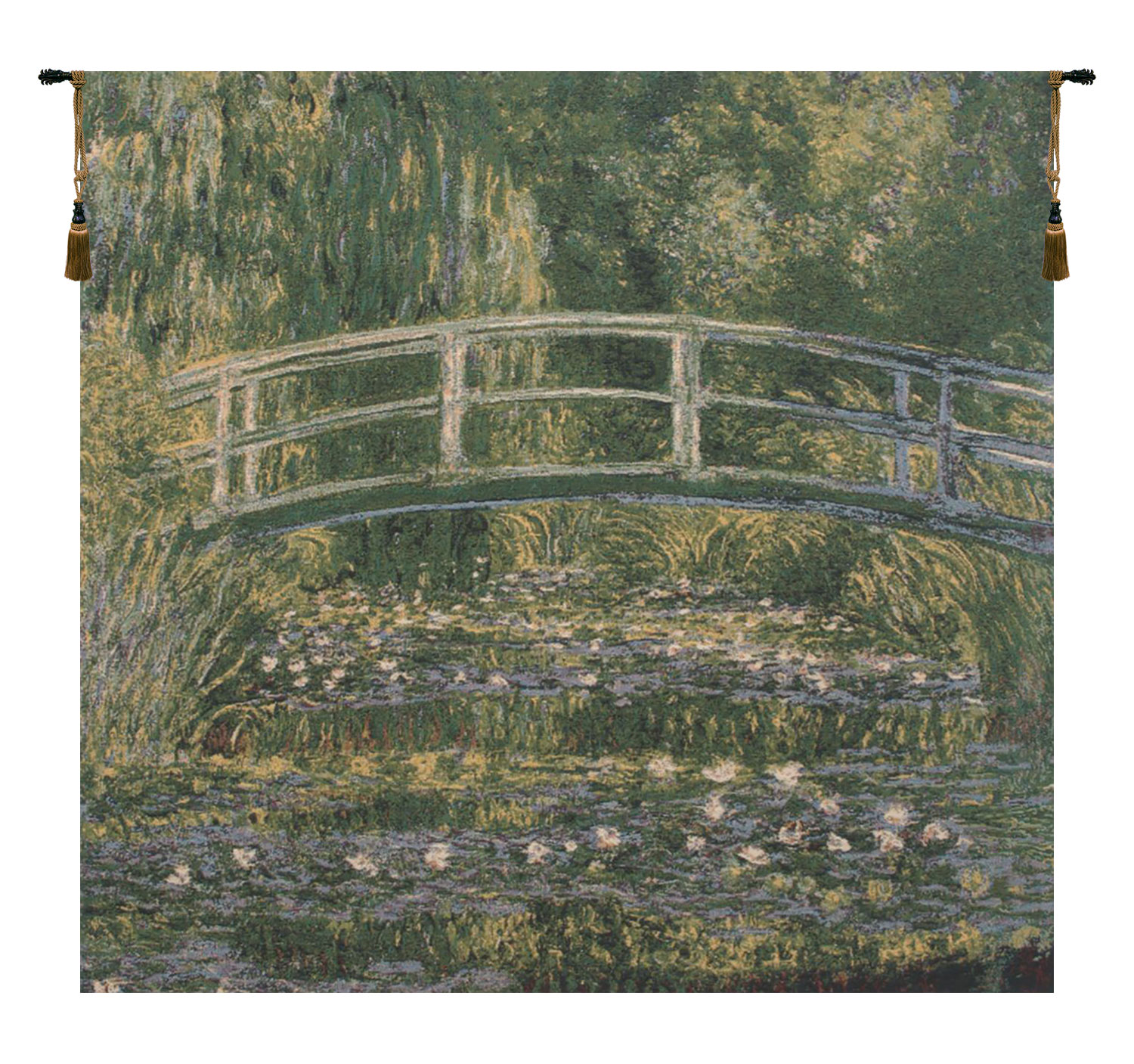 Bridge At Giverny by Monet European Tapestry Wall Art Hanging For Home Decor New