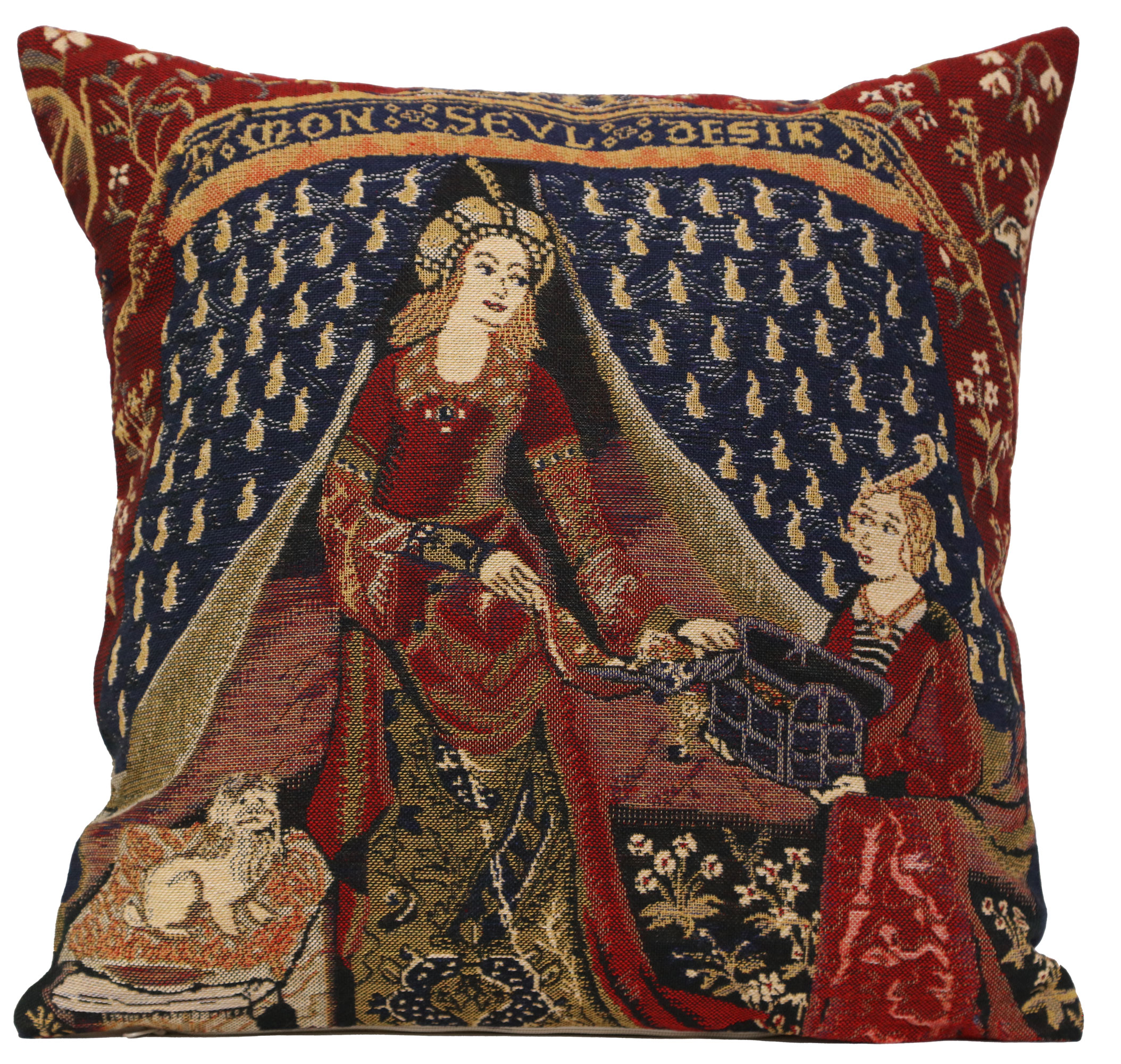 My Only Desire Decorative Throw  Pillow Cover 16x16 in 100% Cotton Cushion Cover