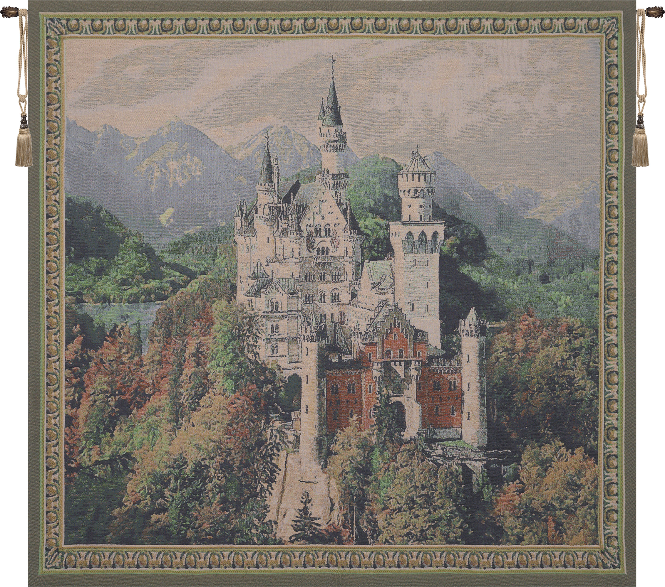 Castle tapestry wall hangings hot sale