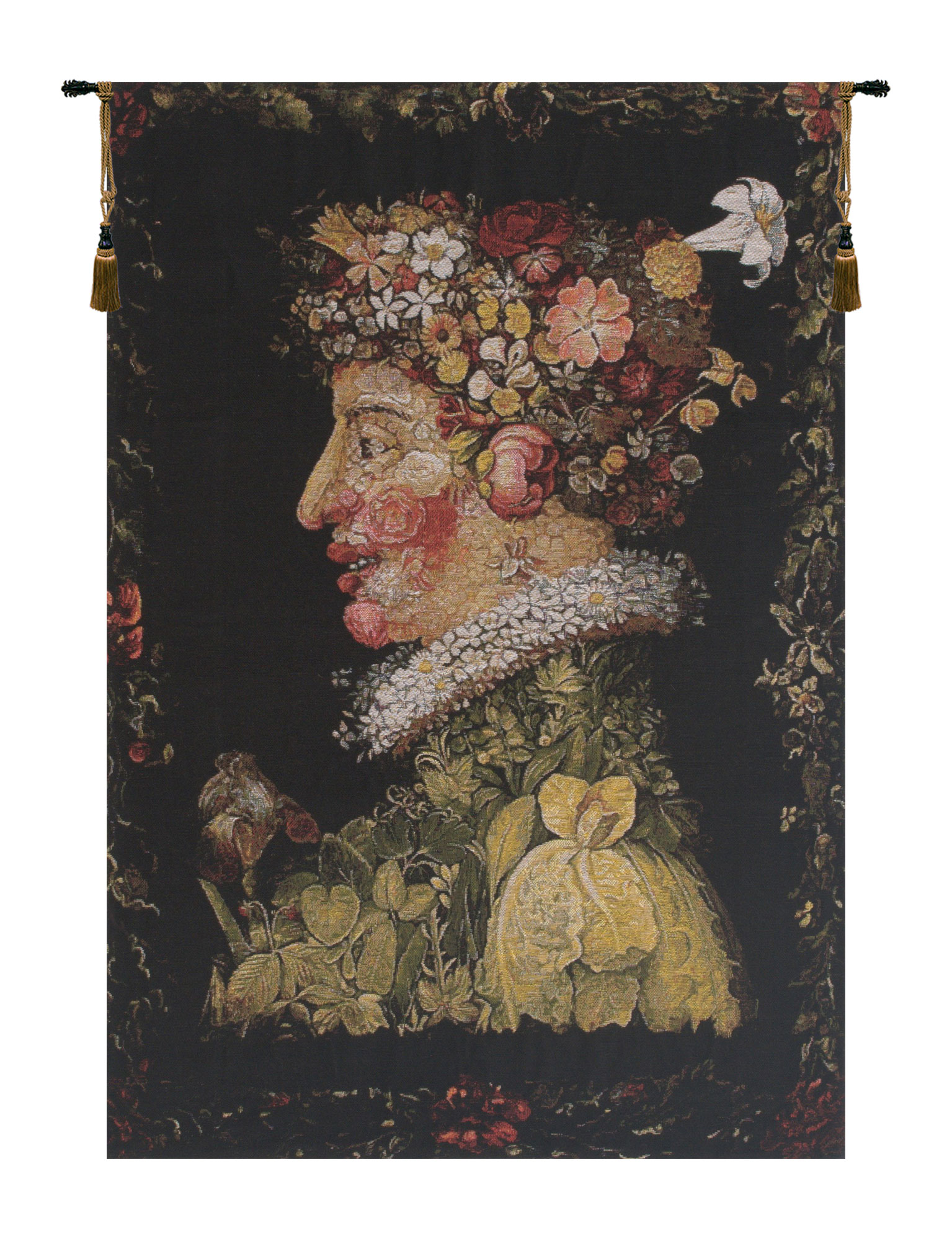 Printemps Lente Spring Belgian Tapestry Wall Hanging - 20 In. X 28 In ...