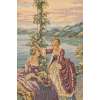 Dame e Lago Italian Tapestry Wall Hanging | Close Up 1