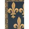 Fleur De Lys With Loops European Tapestry | Close Up 1