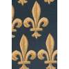 Fleur De Lys With Loops European Tapestry | Close Up 2