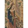 Lady and the Organ, Beige  Belgian Tapestry | Close Up 2