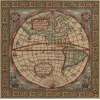 Map of the West Belgian Cushion Cover | Close Up 1