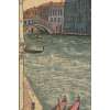 View with Masks Italian Tapestry Wall Hanging | Close Up 2