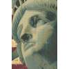 Statue of Liberty Italian Tapestry Wall Hanging | Close Up 1