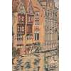 The Canals of Bruges European Cushion Cover | Close Up 2
