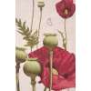 Poppy White French Tapestry Table Runner | Close Up 1