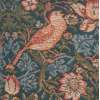 Cushion Birds Face to Face French Tapestry Cushion | Close Up 3