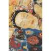 Virgin Klimt Faces Belgian Tapestry Wall Hanging | Close Up 1