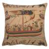 Bayeux William Small European Tapestry Cushion Cover Home Decor Pillow 14x14 in