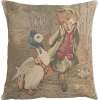 Jemina Beatrix Potter  Belgian Cushion Cover Kids Pillow Cover 14x14 in