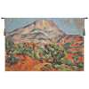 Mont Sainte-Victoire by Cesanne  Bohemian Belgian Tapestry Wallhanging