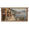 Jacquard Woven Decorative Tapestry 27x57 in Café by Lake Como - Wall Hanging