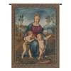 Madonna del Cardellino II Italian Tapestry Wall Art Hanging For Home Decor (New)