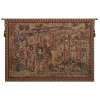 Le Tournai Horizontal French Medieval Knight Woven Tapestry Wall Hanging NEW