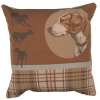 Scottish Dogs Throw Pillow Cover 19x19 in  French Woven Tapestry Cushion Cover