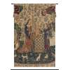 Lady and the Organ Beige Medieval Unicorn Belgian Tapestry Wall Art Hanging New