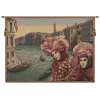 View with Masks Italian Tapestry Wall Art Hanging For Home Decor (New)
