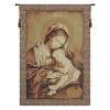 Madonna Oro in Gold Italian Jacquard Woven Tapestry Wall Art Textile Home Decor