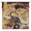 Virgin Klimt Faces Belgian Tapestry Wall Hanging
