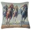 Jockeys Jacquard Woven Accent Tapestry Cushion Pillow Cover (New) 16x16 inch